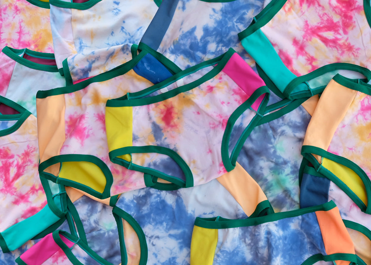 Mix 'n Match Scrap Dye Panel Pants