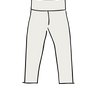 Drawing of Thunderpants 3/4 length Leggings in Plain Vanilla.