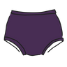 Drawing of Thunderpants Original style underwear in Amethyst color.