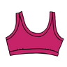 Drawing of Thunderpants Bralette in Barbara Pink.