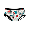 Drawing of Thunderpants Kid's Original style underwear in Inked Up print.