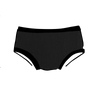Drawing of Thunderpants Kids Original style underwear in Plain Black.